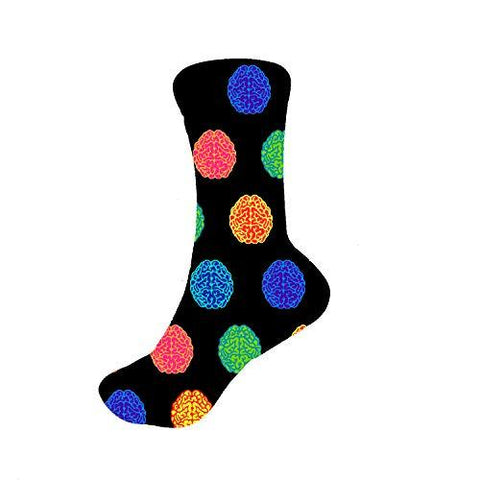 Colorful Brain Socks - Psych Outlet
