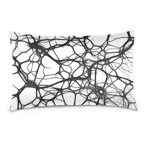 Neuron Structure Pillow Cover - 20 x 30 Inch - Psych Outlet