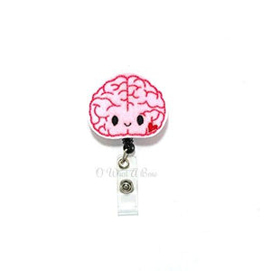 Brain Retractable Badge Reel - Psych Outlet