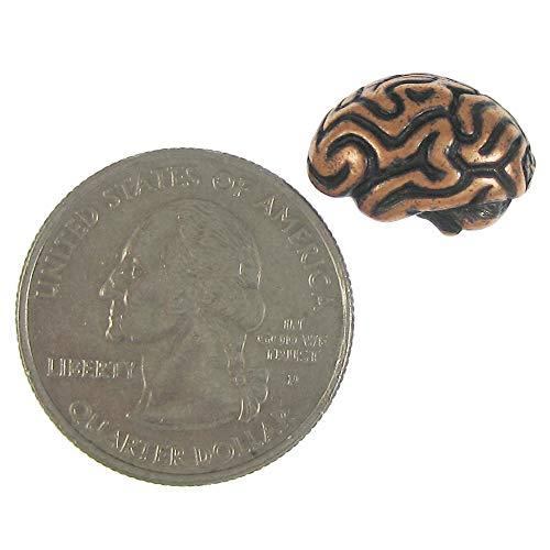 Copper Brain Lapel Pin - Psych Outlet