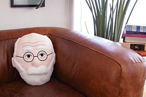 Sigmund Freud Stuffed Portrait Pillow - 16" x 15" - Psych Outlet