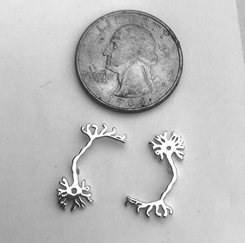 Sterling Silver Neuron Stud Earrings - Psych Outlet