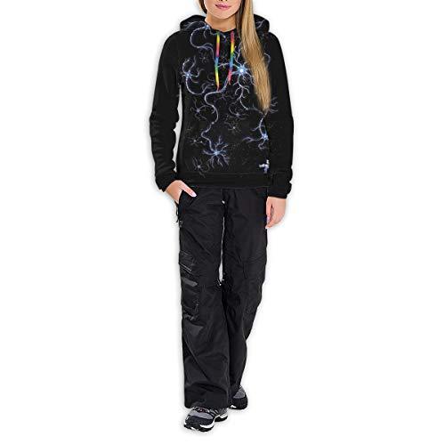 Women's Neuron Galaxy Casual Drawstring Hoodie with Pockets - Psych Outlet