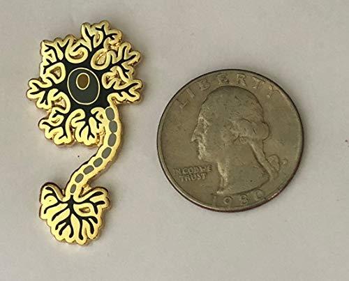 Gold Neuron Lapel Pin - Antomology - Psych Outlet