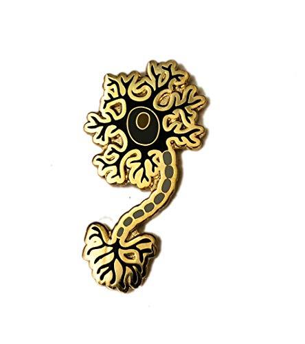 Gold Neuron Lapel Pin - Antomology - Psych Outlet