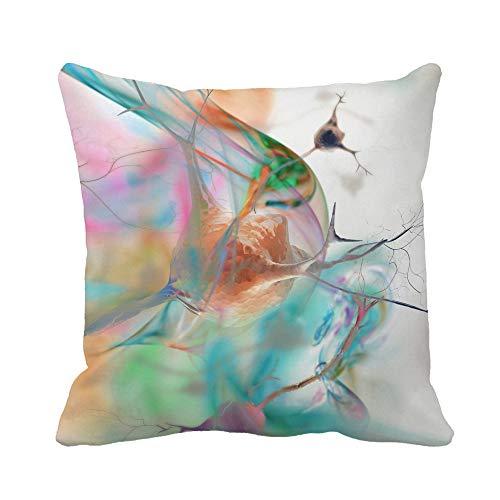 Abstract Neurons - Throw Pillow/Cushion Cover - Psych Outlet