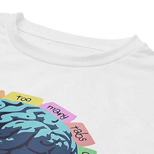 Women’s ‘My Brain Has Too Many Tabs Open’ Crop Top - Psych Outlet