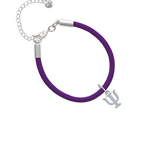 Large Greek Letter - Psi - Purple Malibu Paracord Bracelet - Psych Outlet