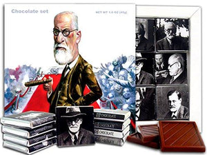 Sigmund Freud- Magnetic Chocolate Gift Box 5x5in - Psych Outlet