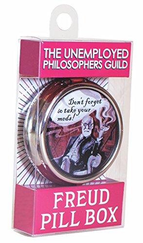 Freud Pill Box - Compact 1 or 2 Compartment Medicine Case - Psych Outlet