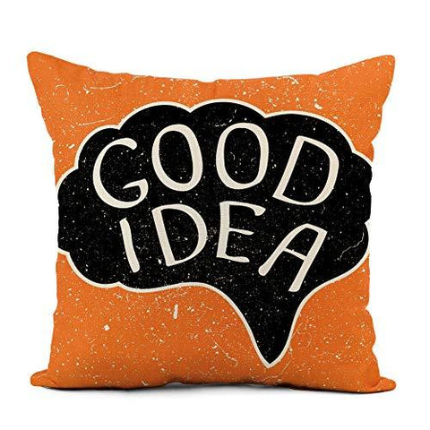 Good Idea - Pillow Cover - 18x18 Inch - Psych Outlet