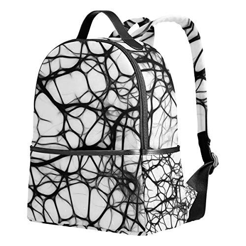 Black & White Neuron - Kids School Backpack - Small - Psych Outlet