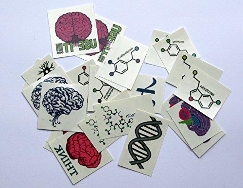 Psychology Temporary Tattoo Pack - Psych Outlet
