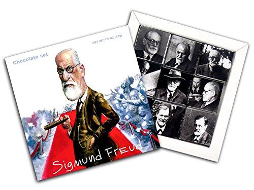 Sigmund Freud- Magnetic Chocolate Gift Box 5x5in - Psych Outlet