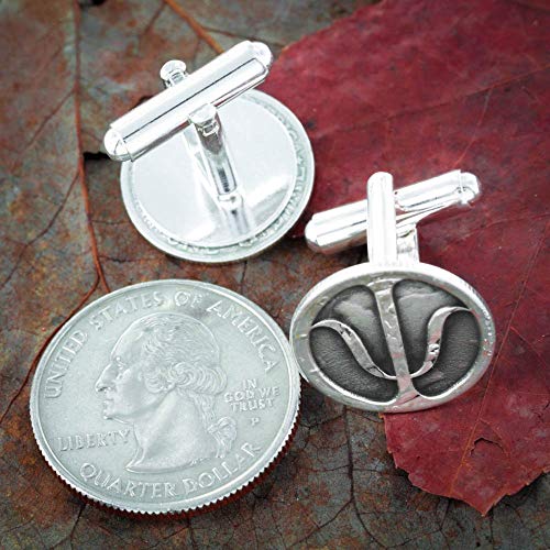 Silver Psychology Cufflinks - Psych Outlet