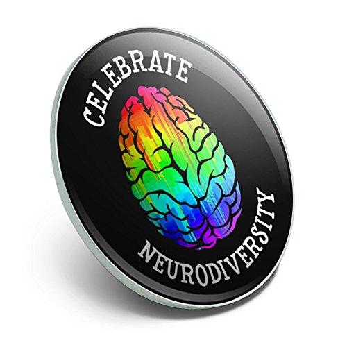 Celebrate Neurodiversity Metal 1.1" Tie Tack - Psych Outlet