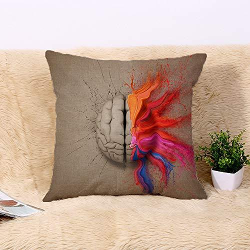 Colourful Creative Mind - Pillow Cover - 20x20 Inch - Psych Outlet