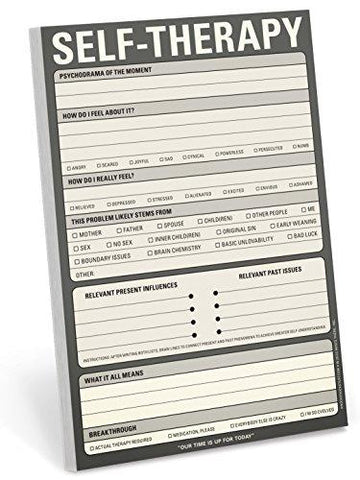 Self-Therapy Checklist Note Pad, 6 x 9-inches - Psych Outlet