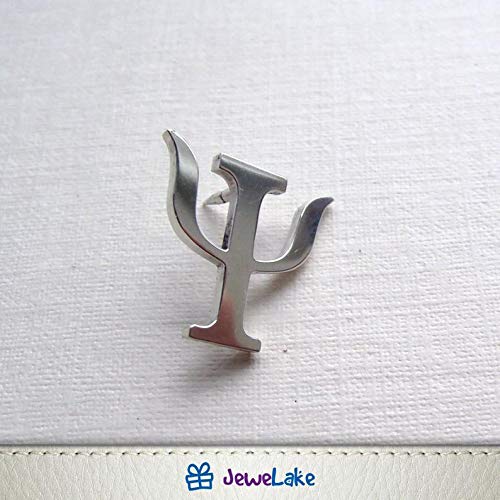 Psychology Psi Symbol Sterling Silver Pin - Psych Outlet