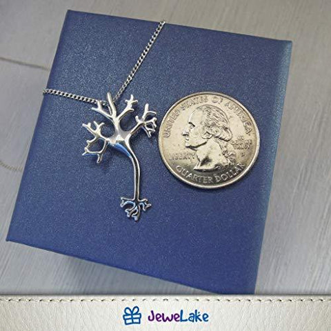 Handmade Sterling Silver Neuron Necklace & Pendant - Psych Outlet