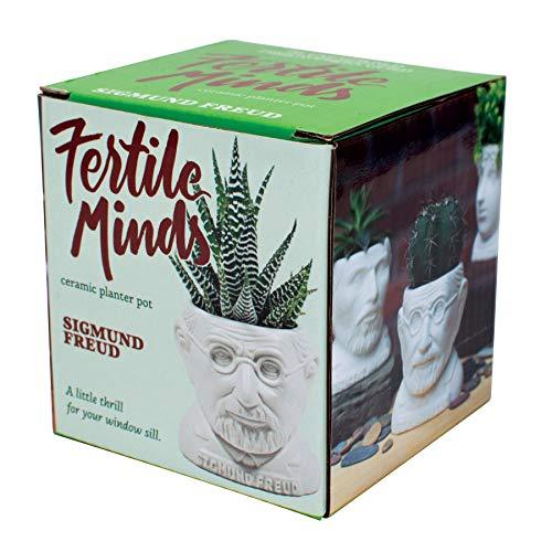 Sigmund Freud Bust Succulent Plant Holder Pot - Psych Outlet