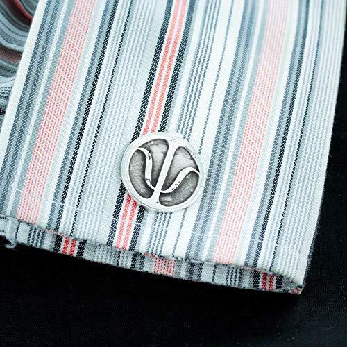 Silver Psychology Cufflinks - Psych Outlet