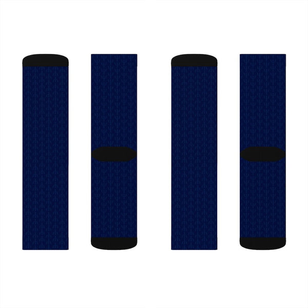 Psi Print Business Socks - Navy Blue - Psych Outlet
