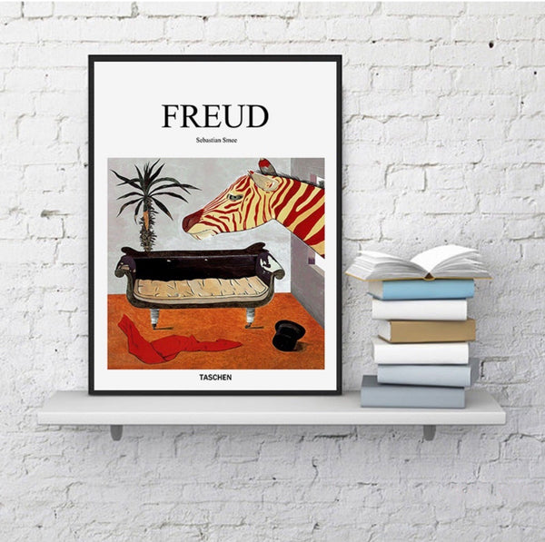 Freud Psychoanalyst Sofa - Canvas Wall Art Print - Psych Outlet