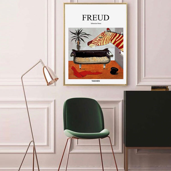 Freud Psychoanalyst Sofa - Canvas Wall Art Print - Psych Outlet