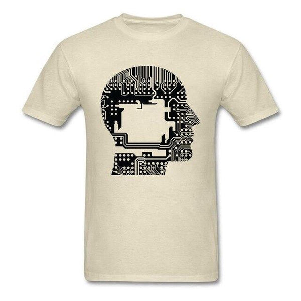 Men’s Circuit Brain T-shirt - Premium 100% Cotton - Psych Outlet