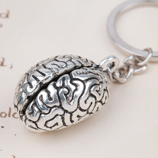 3D Anatomical Brain Keychain