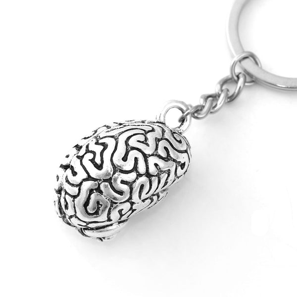 3D Anatomical Brain Keychain