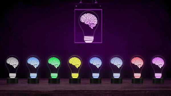 Brain Bulb LED Desk/Night Light