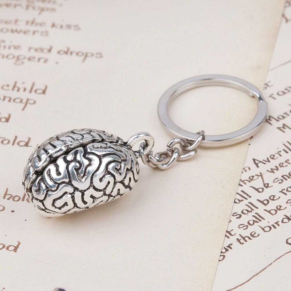 3D Anatomical Brain Keychain – Psych Outlet