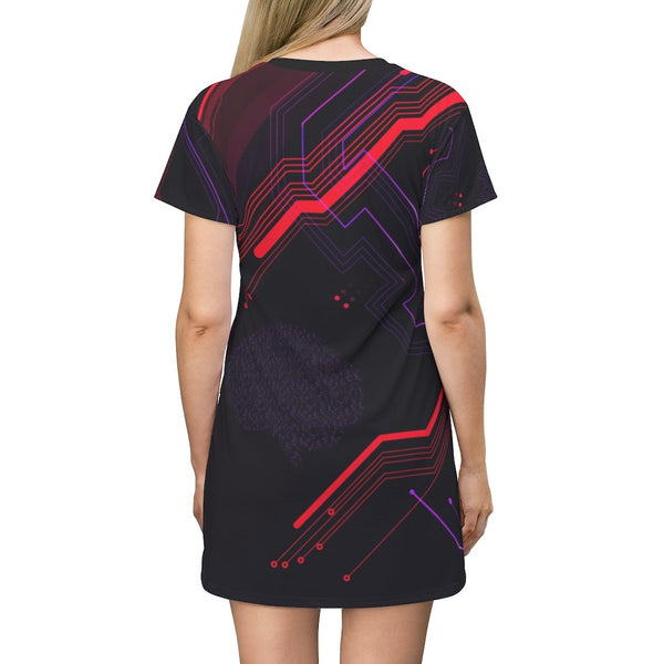 Artificial Intelligence T-Shirt Dress - Psych Outlet