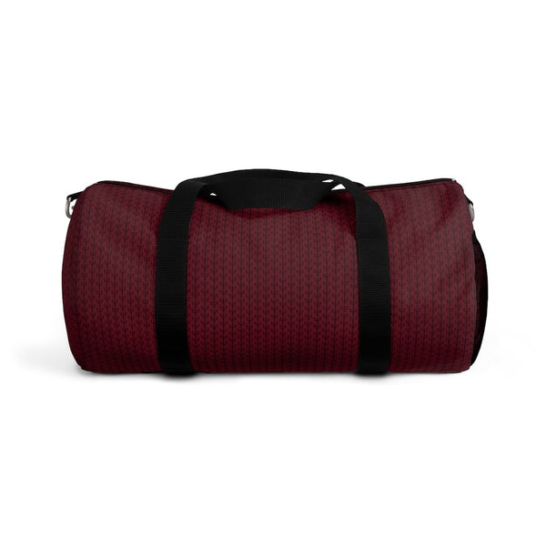 Psi Print Duffel Bag - Maroon - Psych Outlet