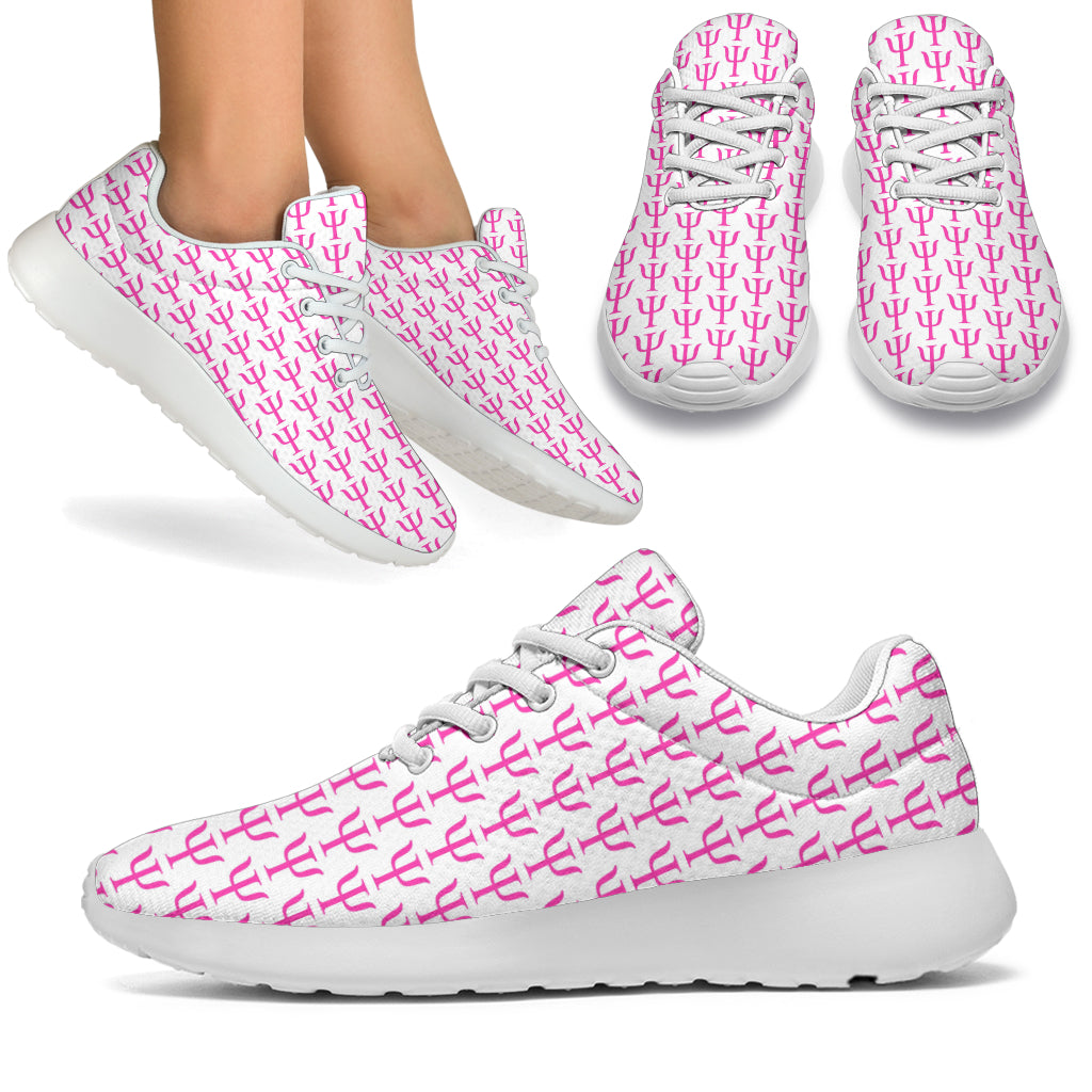 Psi Small Print Sneakers - Pink Logo - Psych Outlet