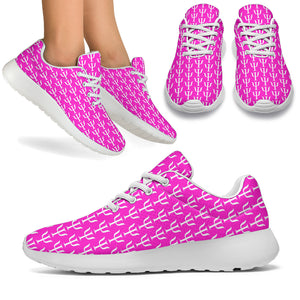 Psi Small Print Sneakers - Hot Pink - Psych Outlet