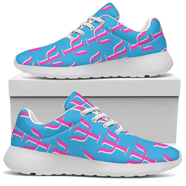 Psi Print Sneakers - Blue/White/Pink - Psych Outlet