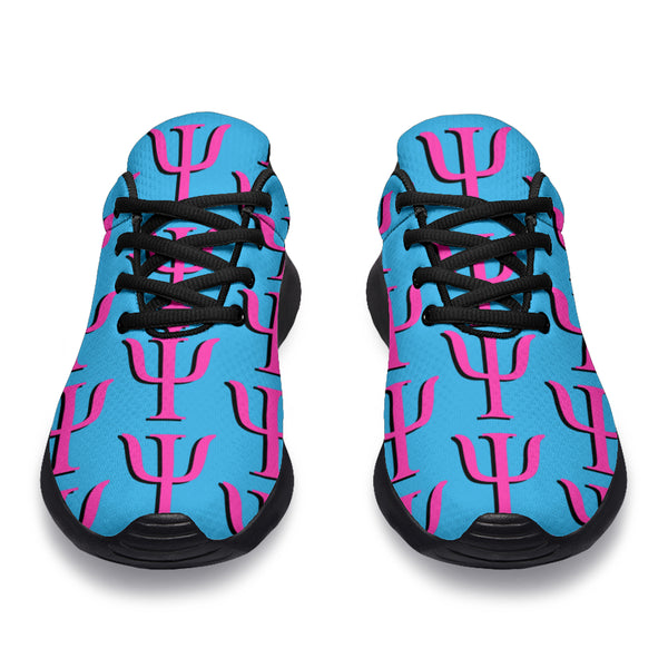 Psi Print Sneakers - Blue/Black/Pink - Psych Outlet