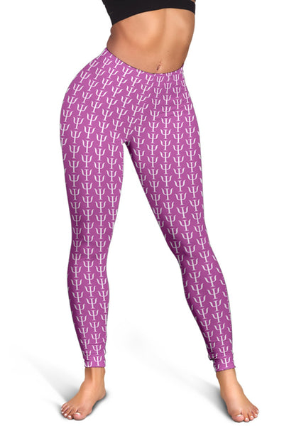 Psi Print Leggings - Warm Pink - Psych Outlet