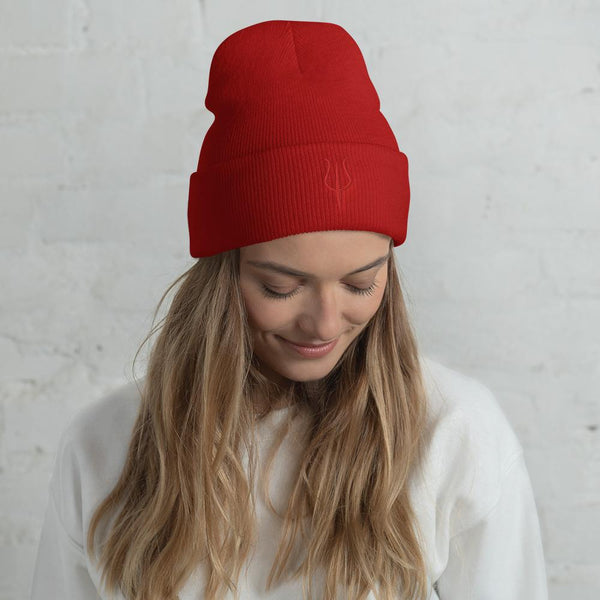 Devilish Psi Cuffed Beanie - Psych Outlet