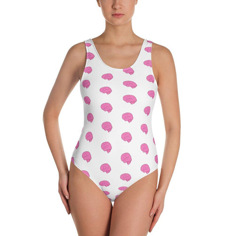 Brain Print One-Piece Swimsuit - Psych Outlet