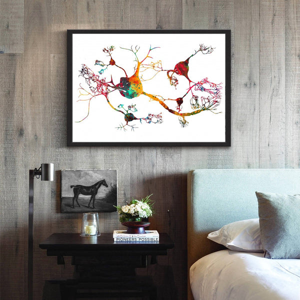 Neurons And Nervous System Wall Print - Psych Outlet