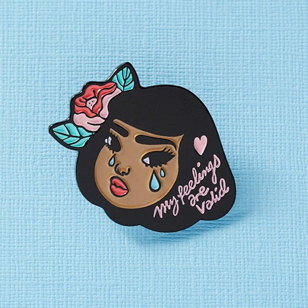 Lola Enamel Pin - My Feelings Are Valid - Psych Outlet