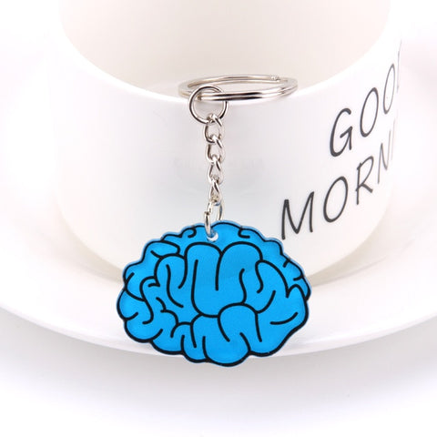 Blue Brain Keychain - Psych Outlet