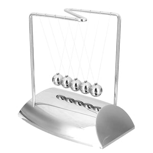5 Ball Newton’s Cradle - Stainless Steel Desktop Science Puzzle - Psych Outlet