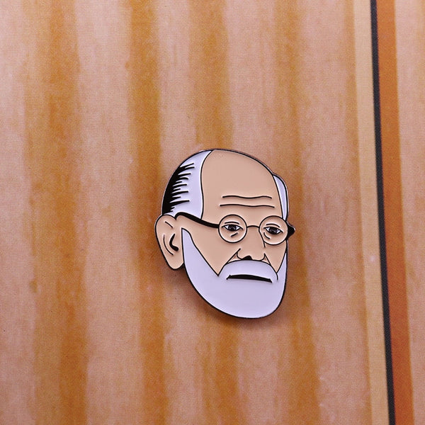 Sigmund Freud Pin - Classic Psychology Collection - Psych Outlet