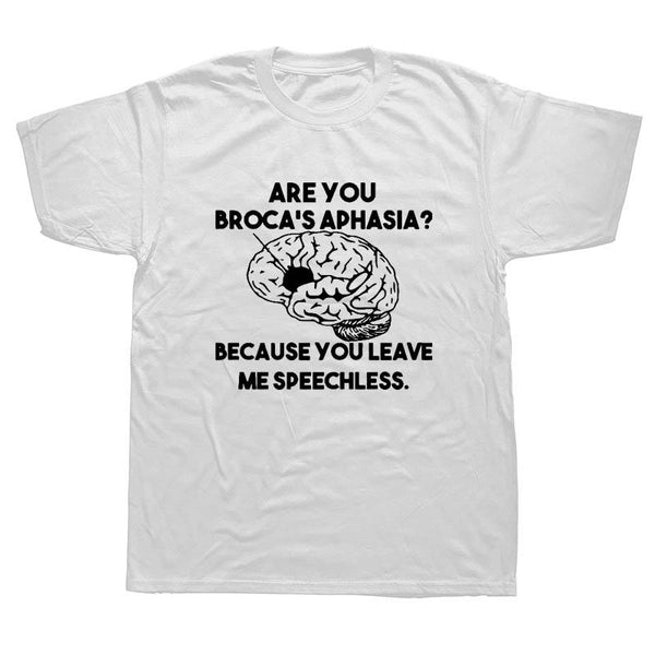 Broca’s Area Psychology Cotton T-Shirt - Psych Outlet