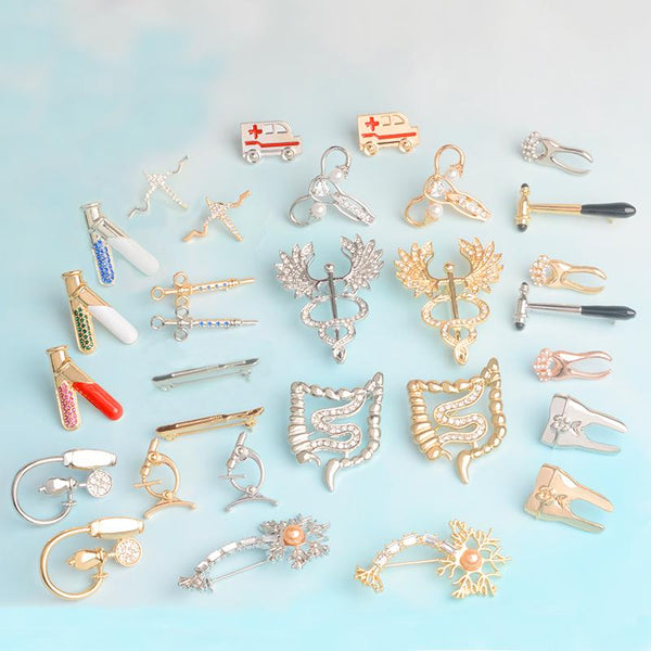 Medical Pins/Brooches (19 Designs) - Psych Outlet